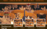 Postkarten-A6 Vorlage - Layout zur Auswahl für Gastronomie und Hotel