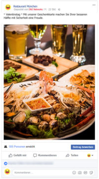 Facebook-Posting-Valentinstag-Restaurant-Facebook-Marketing-Gastronomie-DNZ-Networks