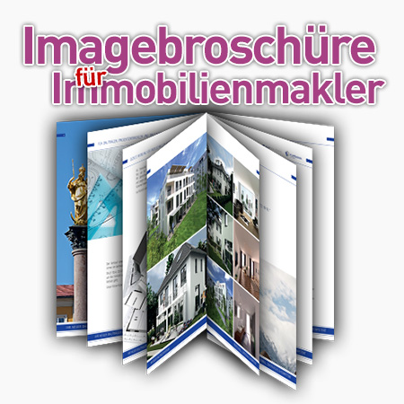 Imagebroschüre A4 für Immobilienmakler