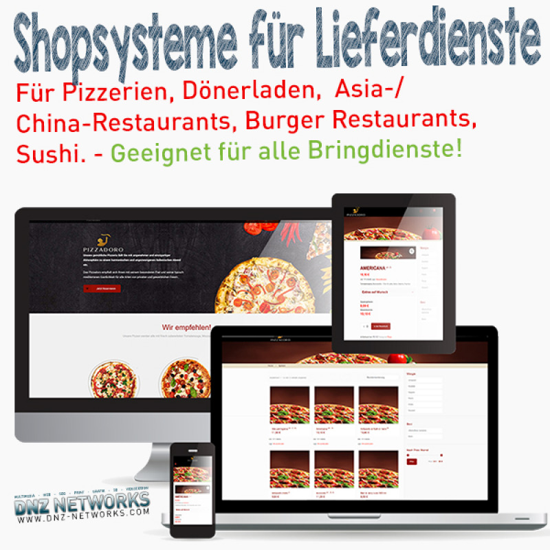 Pizza-Shopsystem-Lieferdienst-Bestell-System-Burger-Doener-Asia-DNZ-Netowrks