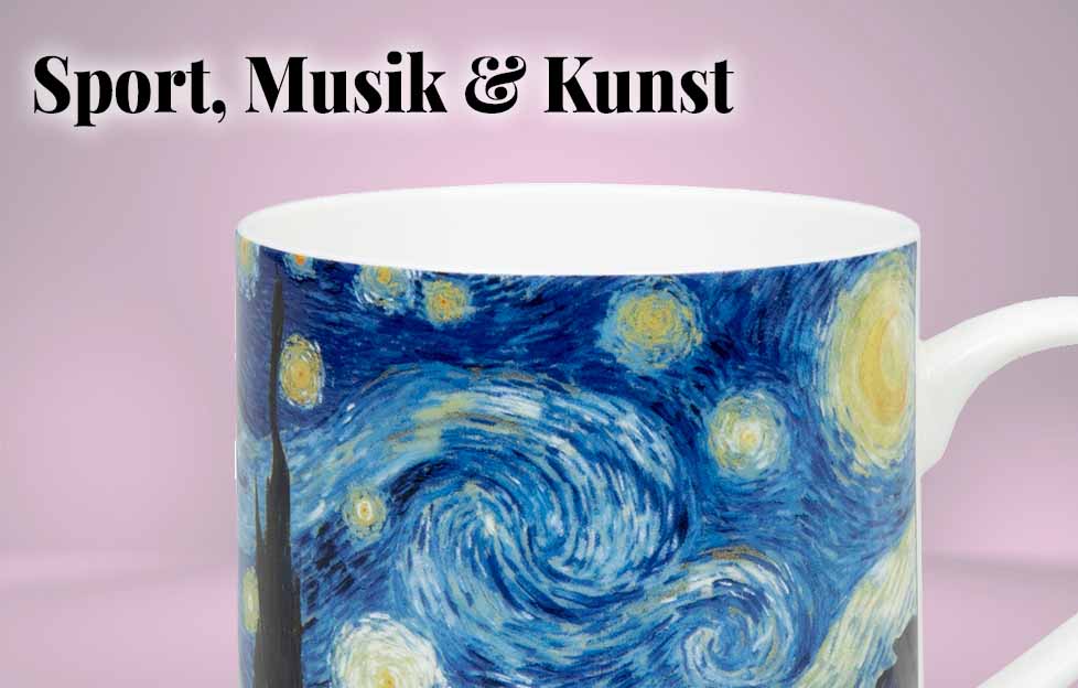Sport-Musik-Kunst-Tassen-Bedruckt-Tassensortiment-DNZ-Networks