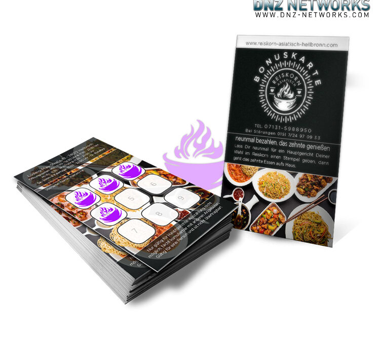 Bonuskarte-Reiskorn-Asiatisch-Heilbronn-Thai-Stempelkarte-Lieferservice-gestalten-druck-Print-Referenz