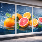 Schaufenster Folierung