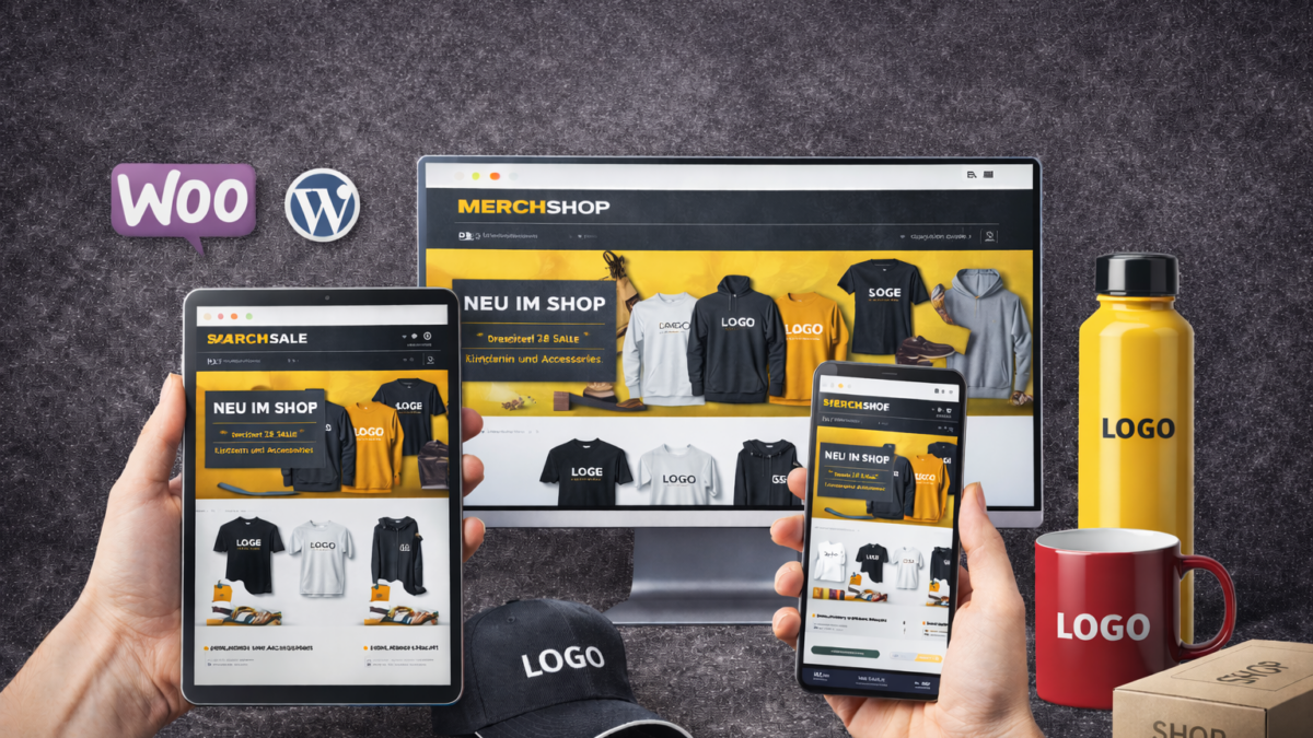 Merchandising Handel Website Erstellung – Responsive WordPress WooCommerce