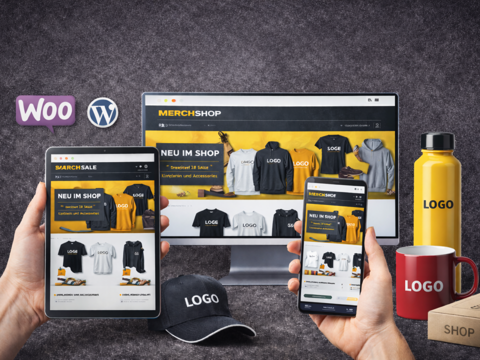 Merchandising Handel Website Erstellung – Responsive WordPress WooCommerce