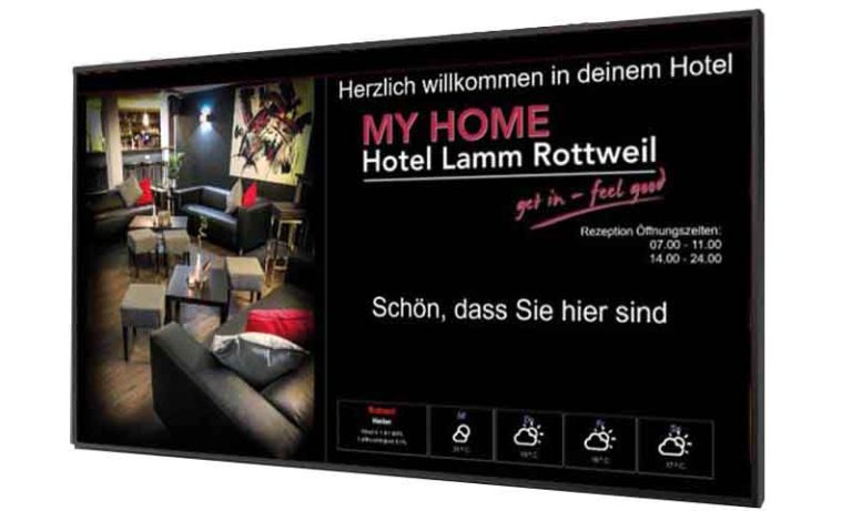 Hotel-Digital-Signage-Menuboards-Pension-Inhalt-DNZ-Networks-768x461
