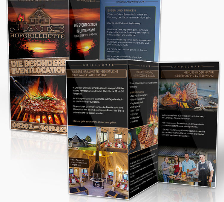 Jais-Hofgrillhuette-Faltblatt-DIN-Lang-6-seitig-Erstellen-Print-Referenz