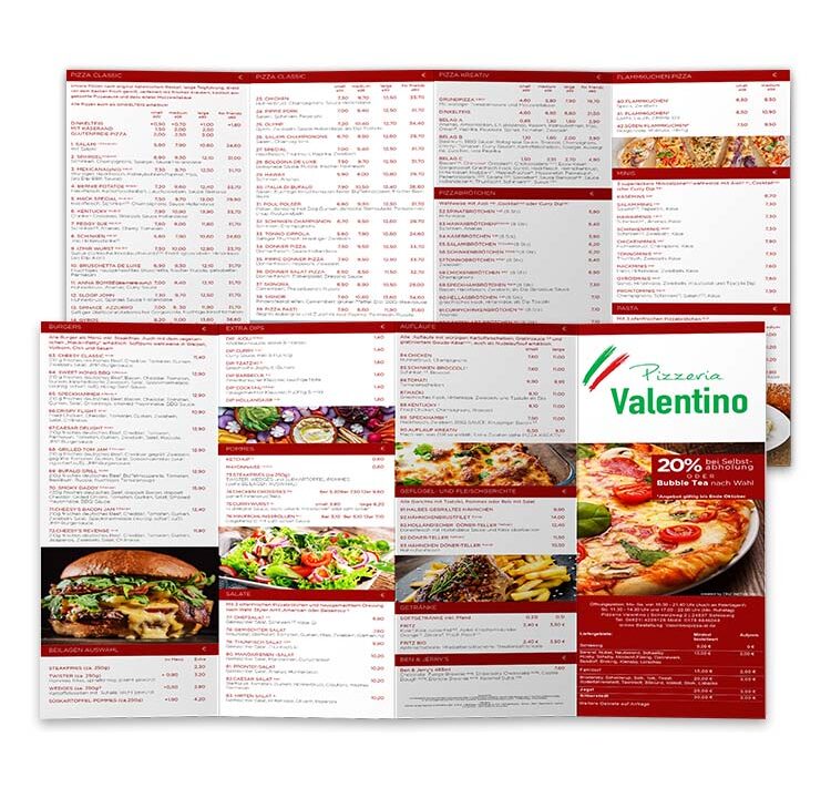 Speiseflyer-Speisekarte-Italienisch-Pizzeria-Gastronomie-A5-Lang-DNZ-Networks