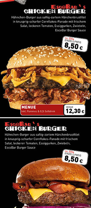 Speisekarte-Restaurants-Menukarte-Gastronomie-Burgerkarte-Referenz-EscoBar2-DNZ-Networks