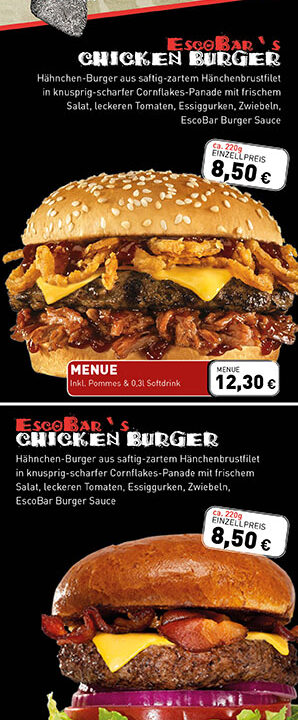 Speisekarte-Restaurants-Menukarte-Gastronomie-Burgerkarte-Referenz-EscoBar2-DNZ-Networks