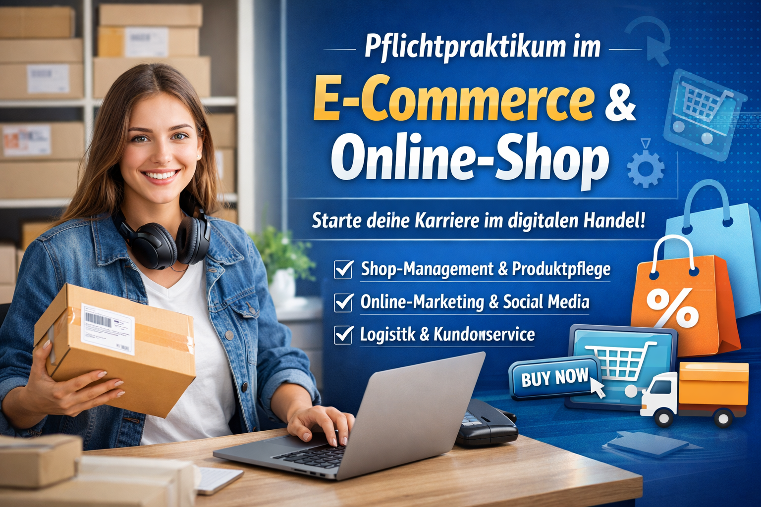 Pflichtpraktikum E-commerce, OnlineHandel