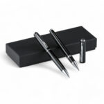 Metal Schreibset mit Kugelschreiber und Füllfederhalter in eleganter Geschenkbox